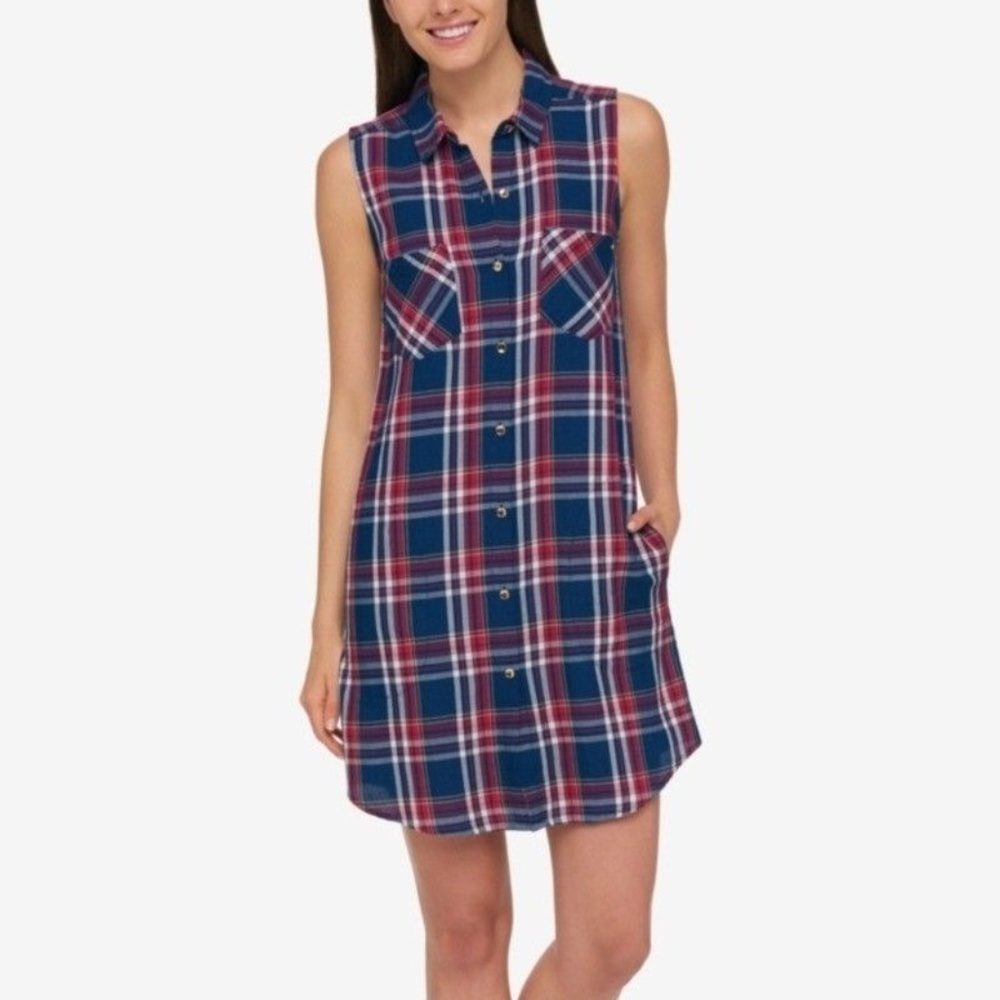 Tommy Hilfiger Plaid Shirt Dress